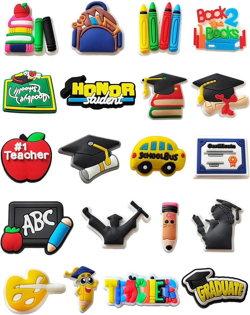 BOWNDY Different Shape Shoe Charms for Clog Decoration, Cute Pin, Bulk Pack, Random Assortment - Image 1